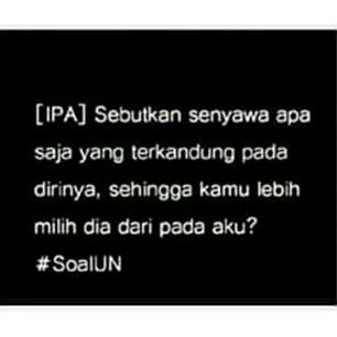 Yang Bikin Soal Minta Ditampol